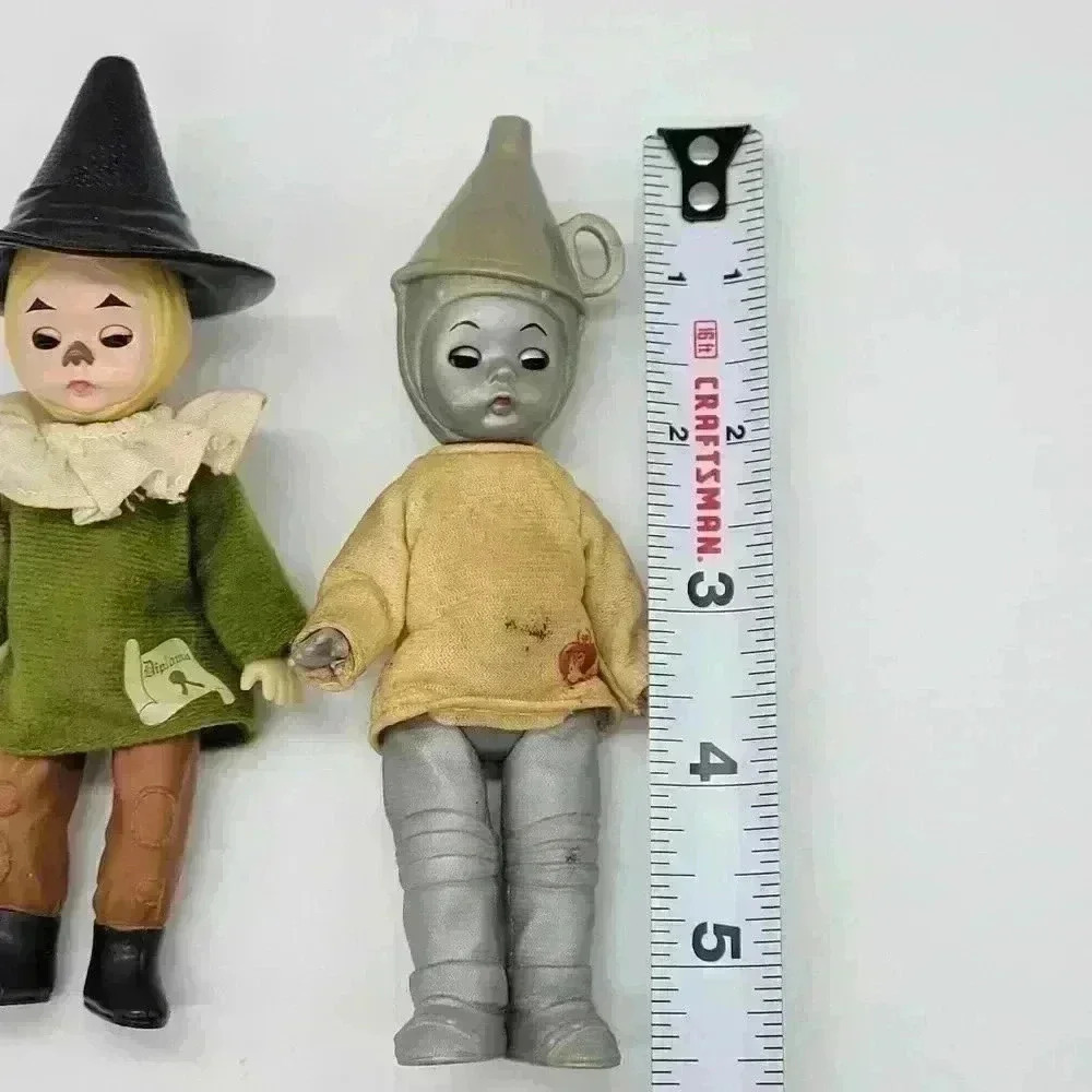 2 McDonalds Mini Figurines The Wizard of Oz Madame Alexander Scarecrow & Tin Man - Picture 3 of 12